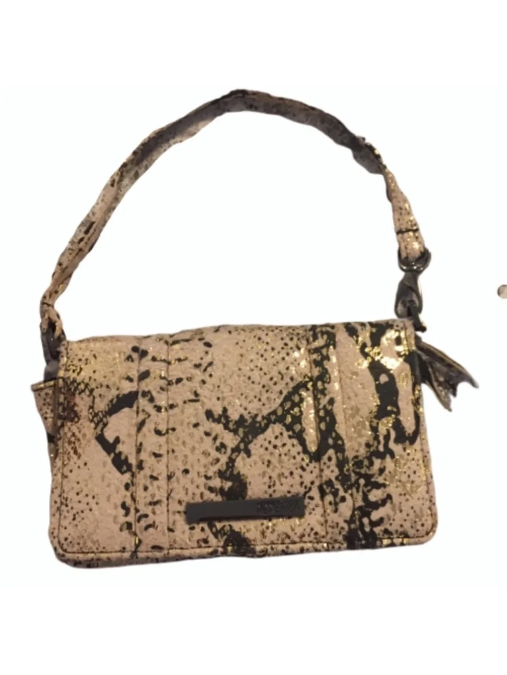 💼🐍 Kenneth Cole Reaction Faux Snakeskin Minibag / Wristlet! 🐍💼
